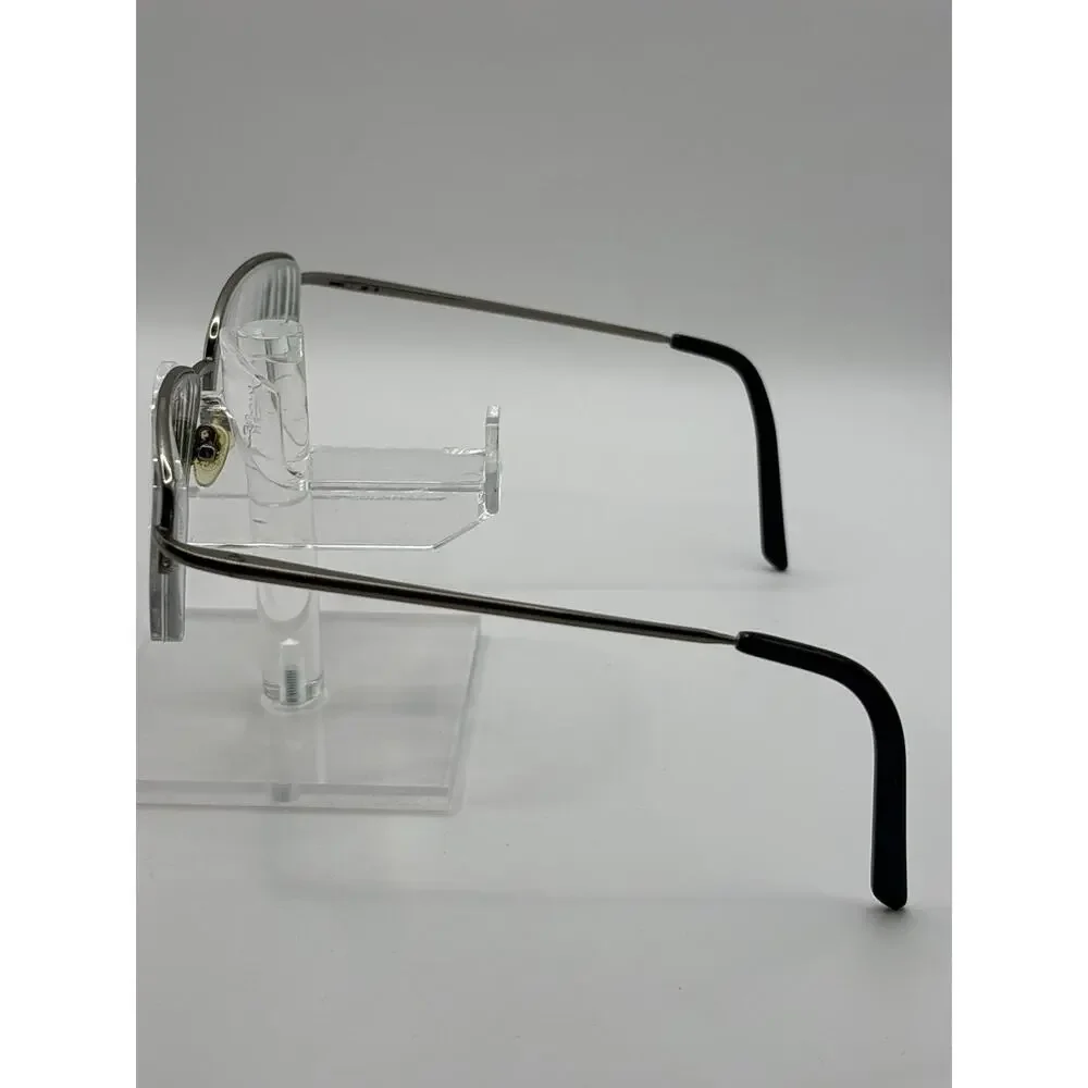 SAKI MOD 312 DGUN Handmade Japan Eyeglass Frames 55-18-145 Gunmetal